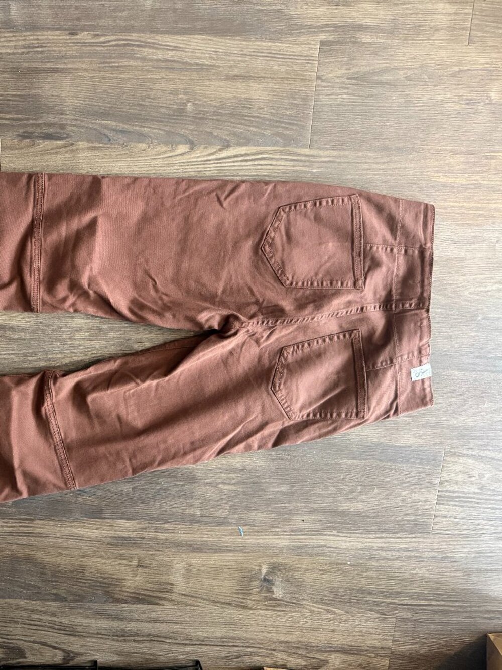brown jean pants